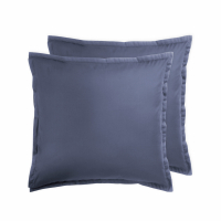 Biancoperla Aurora Lot De 2 Taies D'Oreiller Bleues