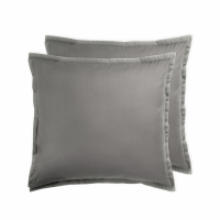 Biancoperla Aurora Lot De 2 Taies D'Oreiller Gris