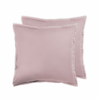 Biancoperla Aurora Set Of 2 Pink Pillowcases - 63X63