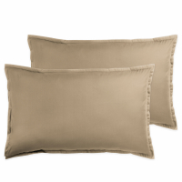 Biancoperla Aurora Lot De 2 Taies D'Oreiller Marron