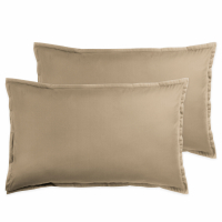 Biancoperla Aurora Lot De 2 Taies D'Oreiller Marron