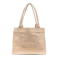 Ganni Women's 'Logo-Embroidered' Tote Bag