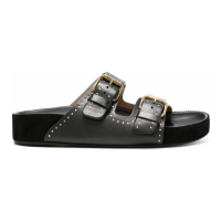 Isabel Marant Sandales plates 'Lennyo Studded' pour Femmes