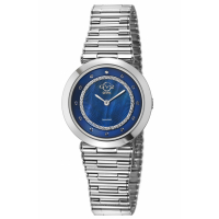 Gevril Women's Burano SS Case, Dark Blue MOP Dial, 316L Stainless Steel Bracelet Watch