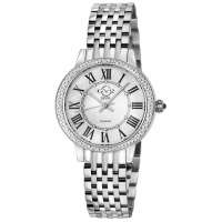 Gevril Women's Astor III SS Case, White MOP Dial, 316L Stainless Steel Bracelet Watch