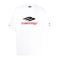 Balenciaga Men's 'Logo-Embroidered' T-Shirt