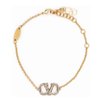 Valentino Garavani Women's 'VLogo Signature Crystal-Embellished' Bracelet