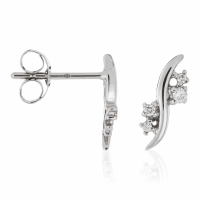 Le Diamantaire Boucles d'oreilles 'Ondula' pour Femmes