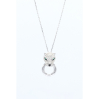 Le Diamantaire Pendentif sur chaine 'Bastet' pour Femmes