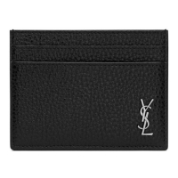 Saint Laurent Men's 'Cassandre Logo-Plaque' Card Holder