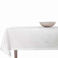 Biancoperla Panama Cotton Panama Tablecloth 180X180 Cm, White