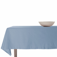 Biancoperla Panama Cotton Panama Tablecloth 180X180 Cm, Light Blue