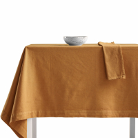 Biancoperla Colorado Panama Cotton Tablecloth 160X230 Cm, Amber