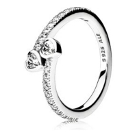 Pandora 'Two Sparkling Hearts' Ring für Damen