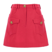Balmain Women's 'Western Panelled' Mini Skirt
