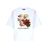 Dolce & Gabbana 'Floral-Blend' T-Shirt für Damen