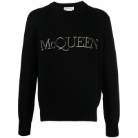 Alexander McQueen Men's 'Logo-Embroidered' Sweater