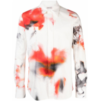 Alexander McQueen Chemise 'Obscured Flower' pour Hommes
