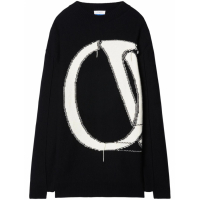 Off-White Pull 'Intarsia-Logo' pour Hommes