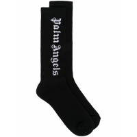 Palm Angels Men's 'Gothic-Logo' Socks