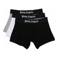 Palm Angels Men's 'Logo-Waistband' Boxer Briefs - 3 Pieces