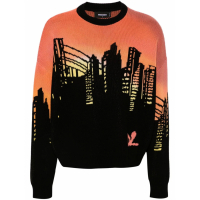 Dsquared2 Men's 'Patterned Intarsia-Knit' Sweater