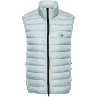 Stone Island Men's 'Compass-Patch Quilted' Down Vest