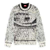 Diesel Men's 'S-Macoval Cracked-Effect' Sweater
