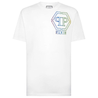 Philipp Plein 'Hexagon Rhinestone-Embellished' T-Shirt für Herren