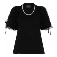 Simone Rocha T-shirt 'Tulle-Overlay' pour Femmes