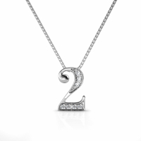 MYC Paris Women's 'Number 2' Pendant with chain