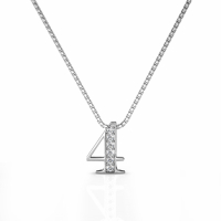 MYC Paris Women's 'Number 4' Pendant with chain