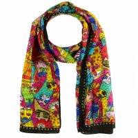 La Chiquita Women's 'El Sueno Del Gato Largo' Scarf