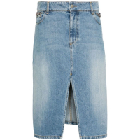 Stella McCartney Jupe en Jean 'Iconic Falabella Chain-Link' pour Femmes