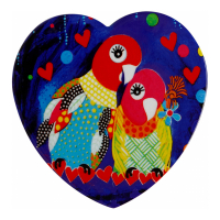 Maxwell & Williams Lot De 6 Dessous De Verre Love Hearts 10Cm Love Birds