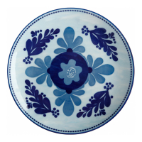 Maxwell & Williams Lot De 4 Assiettes En Majolique 20 Cm Bleu Ciel