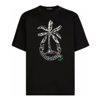 Dolce & Gabbana T-shirt 'Palm-Logo' pour Hommes