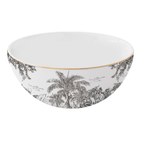 Easy Life Set Of 6 Porcelain Bowl Diameter 12Cm Rain Forest