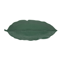 Easy Life Porcelain Leaf 39X16 Cm In Tropical Leaves Green Color Box