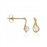 L'instant d'or Women's 'Goutte Perlée' Earrings