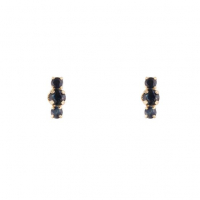 L'instant d'or Women's 'Saphirs Éblouissants' Earrings