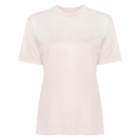 Off-White T-shirt 'Logo-Print Ombré' pour Femmes