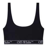 Off-White Crop Top 'Logo-Underband' pour Femmes