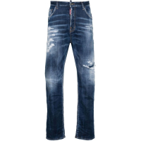 Dsquared2 Jeans 'Dark Ripped Cast Wash Bro' pour Hommes