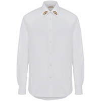 Alexander McQueen Men's 'Embroidered-Collar' Shirt