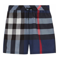 Burberry Men's 'Check Drawcord' Swimming Shorts