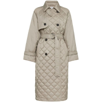 Brunello Cucinelli Women's 'Belted Quilted' Trench Coat