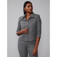 New York & Company Veste 'Houndstooth Collared' pour Femmes