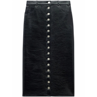 Courrèges Women's 'Multiflex Patent-Finish' Midi Skirt