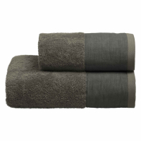 Biancoperla Loira Hand And Guest Terry Towels Set, Grisaille